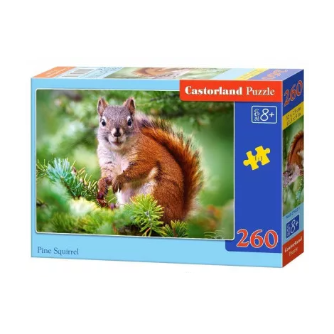 Puzzle Castorland 260el Wiewiórka na sośnie